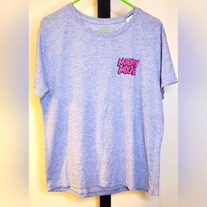 Retro Mickey and Minnie Mouse Ye Olden Days Girls XL Short Sleeve T-Shirt